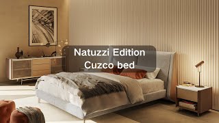 Natuzzi edition bedCuzco BedExperience Elegance and Comfort with Natuzzi Leather Beds [upl. by Philemol]