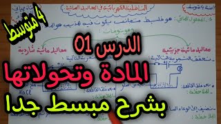 الشاردة والمحلول الشاردي النقل الكهربائي في المحاليل المائية للسنة 4 متوسط [upl. by Gnagflow]