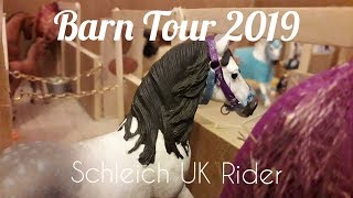 Schleich Barn Tour  April 2019 Rainbow Riding Ranch [upl. by Herrington]