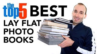 TOP 5 BEST Lay Flat Photo Books 2018 [upl. by Evatsug]