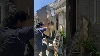 36 inch Samsung fridge video samsungappliances homedelivery shoulderdolly construction work ￼ [upl. by Crowe]