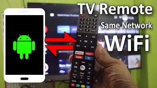 How To Use Your Phone As a Android TV Remote using WiFiSame Network [upl. by Llecrup]