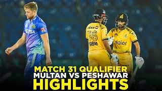 PSL 9  Full Highlights  Multan Sultans vs Peshawar Zalmi  Match 31  Qualifier  M2A1A [upl. by Cogen]