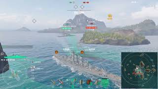 World of Warships  Schlieffen in 2vs2 Brawl  Schlieffen vs Libertad 😨 [upl. by Domonic]