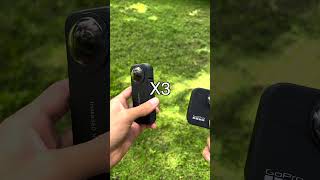 GoPro MAX vs Insta360 X3😱 shorts gopromaxvsinsta360x3 insta360x3 gopromax [upl. by Aivonas]