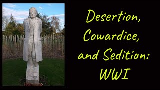 Desertion Cowardice and Sedition WWI [upl. by Amsed]