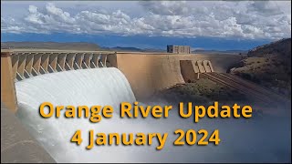 Orange River Update 4 January 2024 Gariep Dam [upl. by Bruyn104]