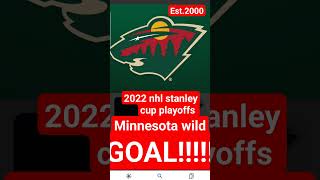 Minnesota wild goal horn playoffs 2022 [upl. by Ardiedak]