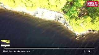 Loch Ness Monster filmed by drone [upl. by Rahr731]