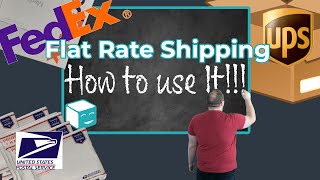 Understanding Flat Rate Shipping How To Increase Profit With Flat Rate Shipping Boxes And Envelopes [upl. by Nimrahc]