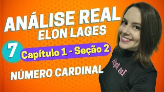 Número Cardinal Conjuntos Finitos  Análise Real [upl. by Mercy282]