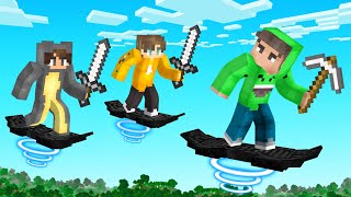 HUNTERS vs SPEEDRUNNER With HOVERBOARDS Minecraft [upl. by Otrebtuc658]