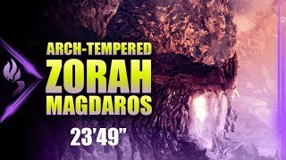 How to Beat Arch Tempered Zorah Magdaros 2349quot  Monster Hunter World [upl. by Ariew288]