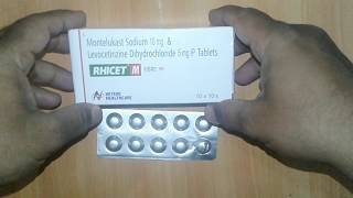 Rhicet M Tablet uses composition side effects precaution dosage amp review in Hindi [upl. by Ifok]