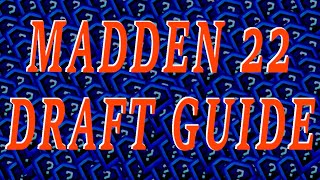 Madden 22 Draft Guide  How to Always Draft Hidden Gems [upl. by Devlen297]