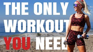 THE PERFECT HIIT WORKOUT Weights Cardio Abs Build Lean Muscle And Burn Calories gxmmat [upl. by Bink741]