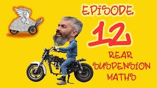 Honda Goldwing Bobber Build  E12  Rear Suspension Design amp Math [upl. by Ahsekyt78]