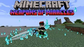 UPDATED Weapons of Miracles New Skills and Weapons Minecraft Epic Fight Mod [upl. by Aronas]