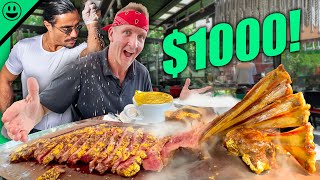 1000 Salt Bae Challenge INSANE Luxury Meat Prices [upl. by Jamaal390]