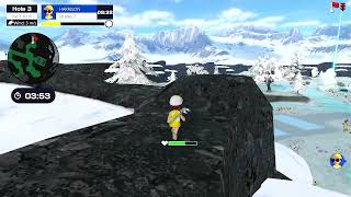 i got glitched💀 out😳 of the map and😑 out of bounds it was weird 😐 🙄 Mario golf super rush [upl. by Herodias936]