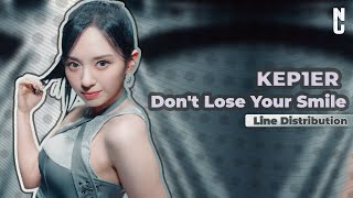 Kep1er Dont Lose Your Smile⤳ Line Distribution ✦ Nuggs ✦ [upl. by Bushweller]