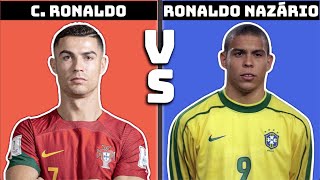 Cristiano Ronaldo vs Ronaldo Nazario  Battle of the Ronaldos [upl. by Merow]