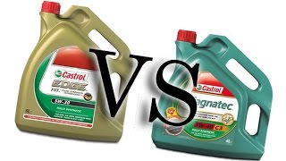 Castrol magnatec 5w40 vs Castrol edge titanium fst 5w30 cold oil test 24°C castrol oil [upl. by Stewardson613]