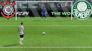 CORINTHIANS vs PALMEIRAS Penalty BRASILEIRÃO SERIE A 2024 GAMEPLAY FUTEBOL FIFA 24 [upl. by Niarb]