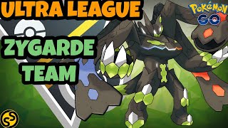 Top Rank 2 Zygarde Team is Unbeatable in Ultra League Pokemon Go Battle League [upl. by Janene994]