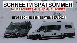 992 ENORM VIEL NEUSCHNEE SEPTEMBER 2024 SCHWEIZ  Bleiben wir den ganzen Winter Steingletscher [upl. by Macnamara445]