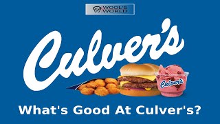 Culvers  Whats Good at Culvers [upl. by Landon637]