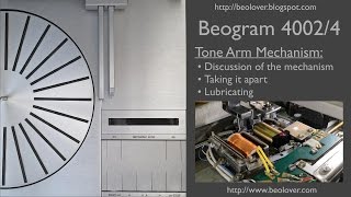 Beogram 40024004 Restoring and Adjusting the Tone Arm Mechanism [upl. by Bergess740]