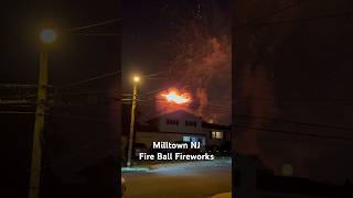 Crazy fireworks with fireball explosion nj fireworksworks fireball firework fireworkshorts [upl. by Annaierb]