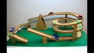 How to make Magic track with magic cars out of cardboard [upl. by Anirat33]