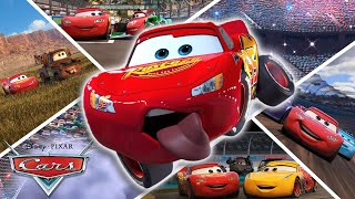 Looking for Disney Pixar Cars On the Rocky Road  Lightning McQueen Mater Dinoco McQueen Mack [upl. by Alle996]