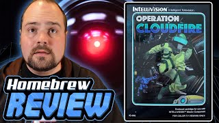 Operation Cloudfire for Intellivision  MGG Homebrew Game Review [upl. by Ymmor356]