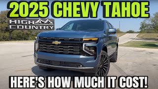 I Specd Out A 2025 Chevy Tahoe High Country With The 24quot Wheels And Heres How Much It Cost Me [upl. by Lehcear]