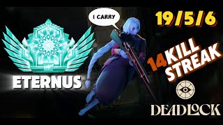 how an Eternus Vindicta carries in ranked Deadlock [upl. by Annoynek]