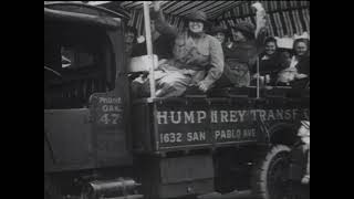 Girls Depart for Oakland Recreation Camp in the Sierra Nevadas silent1922 [upl. by Imailiv]