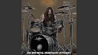 200 Bpm Metal Drumtracks Hypocrisy Two [upl. by Garald]