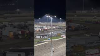 410 Sprint Cars From The Bryan Clauson Suite Tower at Knoxville Raceway 082424 shorts sprintcar [upl. by Desdee504]