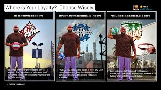 IN REAL LIFE NBA 2K15 MyPARK  CHOOSING YOUR AFFILIATION  iPodKingCarter [upl. by Gona]