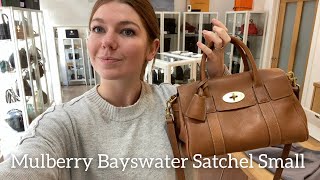 Mulberry Bayswater Satchel Small Bag Review [upl. by Eneloj337]