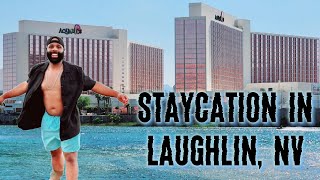 Laughlin NV Staycation 🎰 Aquarius Casino Colorado River Water Taxi Jet Skis amp Nightlife 🛳 [upl. by Atinus]