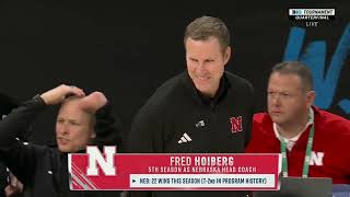 Nebraska vs Indiana  2024315  NCAAB Game [upl. by Ocicnarf]