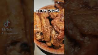 BEST AUTHENTIC CHICKEN WINGS IN TORONTO DUFFS [upl. by Halvaard]