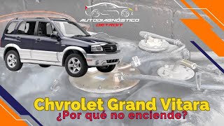 CHEVROLET SUZUKI GRAND VITARA NO ENCIENDE [upl. by Anuat]