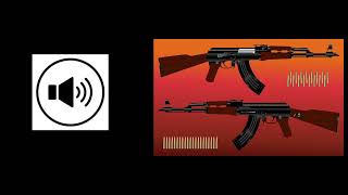 AK 47 Kalashnikov sound effect [upl. by Jorey]