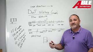 sizing ductwork quick and easy shortcut [upl. by Ahselef]