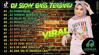 DJ SLOW FULL BASS TERBARU 2024 🌾DJ CIINAN BANA • DJ TUNGKEK MAMBAOK RABAH • VIRAL [upl. by Fasto]